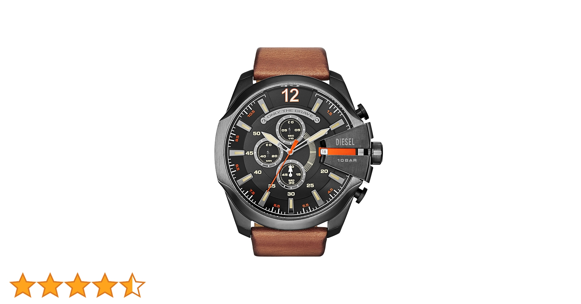 DIESEL MEGA CHIEF 腕時計　DZ-4343 DIESEL ディーゼル 腕時計 メンズ メガチーフ ブランド 時計 革